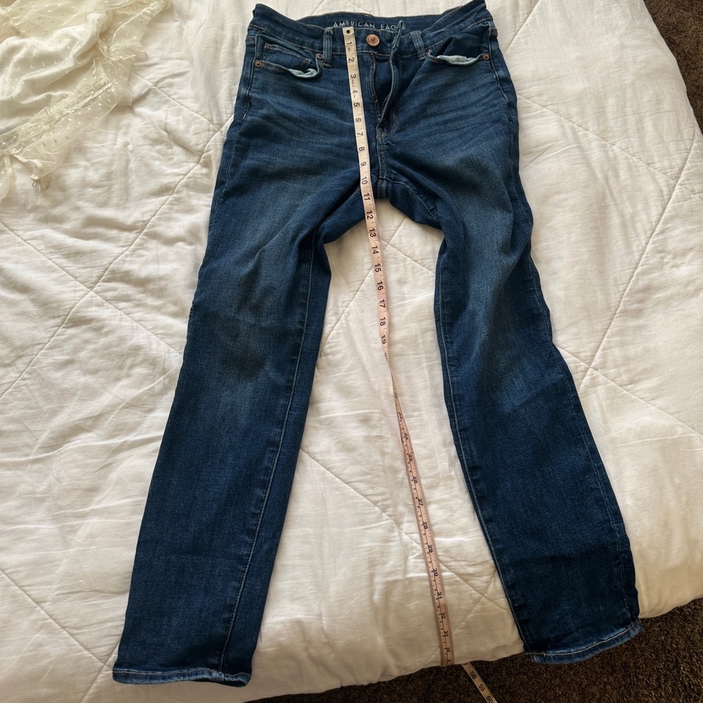 American Eagle Outfitters Dark Blue Denim Shorts